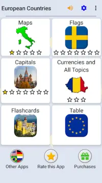 European Countries - Maps Quiz Screen Shot 2