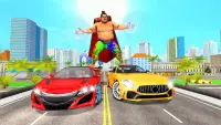 Sumo Crime City Flying Hero – Superhero Simulator Screen Shot 3