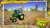 Harvest Day: Farm Tractor 3D Screen Shot 3