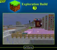 New Exploration Base 3 - Block Craft Building Screen Shot 0