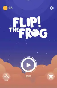 Flip! the Frog: Jogos casuais Screen Shot 0