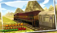 Moderno tren Drive Sim 2016 Screen Shot 9