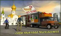 खाद्य ट्रक सिम्युलेटर पिज्जा डिलिवरी पिक पार्किंग Screen Shot 2