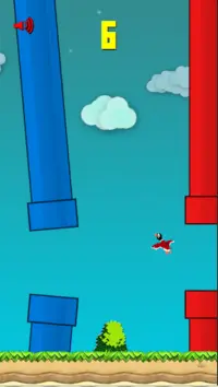 Flappy Retro Duck Screen Shot 1
