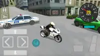 Police Motorbike Driving Simulator Screen Shot 3