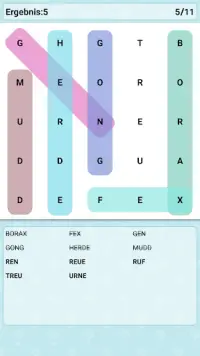 Word Search Games in German 🎓 Screen Shot 1