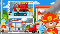 Juego para niños de coche de bomberos Screen Shot 0