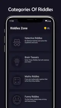 Riddles Zone - Riddles, Puzzle and Brain Teasers Screen Shot 1