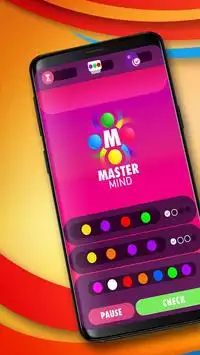 Mastermind Colorful Dots Fun Puzzle Game Screen Shot 0