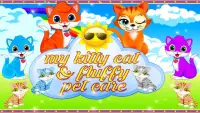 Kitty Cat Fluffy Cura Animali Screen Shot 5