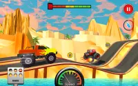 Monster Climb Racing - เกมแข่งรถผาดโผนจริง Screen Shot 0