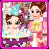 Newborn baby bath care Screen Shot 18