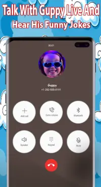 Fake Call Video From Guppy Screen Shot 0