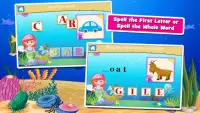 Mermaid Princess Pre K Games Screen Shot 2