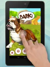 Bulldog Pet Dog 3D Screen Shot 3