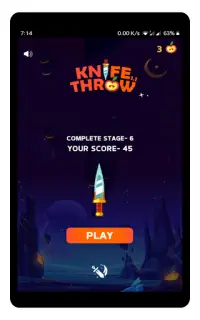 Knife Throw - an exciting knife game Screen Shot 7