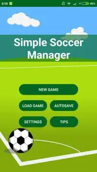 Simple Soccer Manager Screen Shot 0