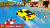 экстремальный воды автомобиль : воды серфер Screen Shot 2