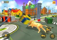 Wild Lion City Rampage: Animal Attack Games Screen Shot 7