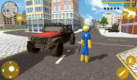 Gangster Stickman Iron Rope Hero: Crime Simulator Screen Shot 6