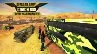 Offroad Army Coach Bus driver Hill Simulator 18 Screen Shot 3