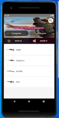 Guide for free fire 2021 strategies Screen Shot 4