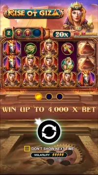 Rise of Giza PowerNudge - Slot Screen Shot 0