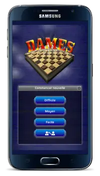 Dames - Checkers - Hors ligne Screen Shot 1