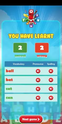 Spelling Blocks - Free spelling game Screen Shot 5