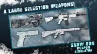 बर्फ बंदूक हथियार सिम्युलेटर Screen Shot 1