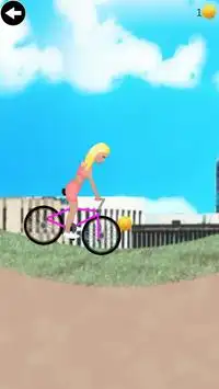 girl bike climbing game Screen Shot 0