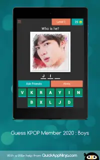 تخمين KPOP Idol Quiz 2020: BTS ، NCT ، SKZ إلخ. Screen Shot 6
