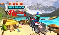Future Bike Beach Racer Stunt 18 Screen Shot 1