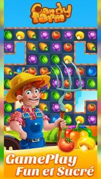 Candy Farm Saga Crush Puzzle Game Screen Shot 4