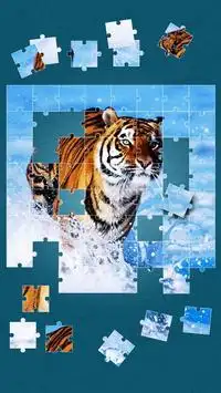 Tiger Puzzle-Spiele Screen Shot 7