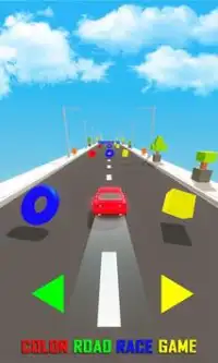 Twisty Color Car Racing Road Game Screen Shot 8