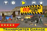 Водитель грузовика 3D Герой Screen Shot 0