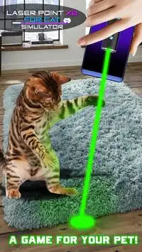 x2 punto del laser para Cat Simulador Screen Shot 0