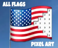 Coloring Flags Pixel Art Screen Shot 0