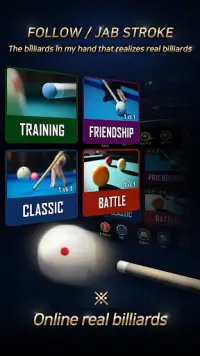 RealBilliards Battle: carom billiards 3 cushion Screen Shot 1