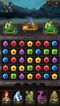 Monsters & Puzzles: RPG Match 3 Screen Shot 5