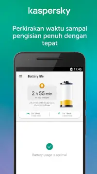 Kaspersky Battery Life: Penghemat Baterai Screen Shot 2