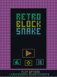 Retro Block Snake Screen Shot 8