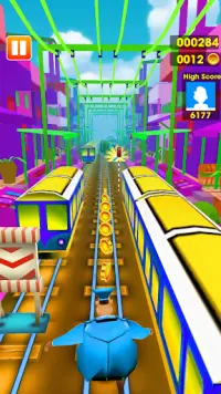Subway Bus Train-City Track Runner 3D Screen Shot 5