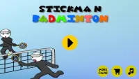 Stickman Badminton:Passion League Game Screen Shot 0