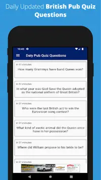 Daily Pub Quiz Questions - Pub Quiz Games UK Screen Shot 3
