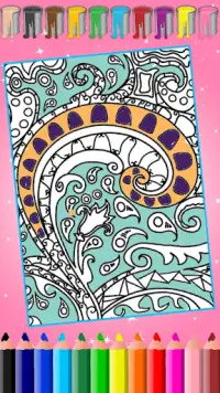 Doodle art Coloring Screen Shot 1