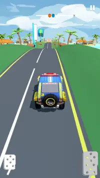 Carreras de camiones de acrobacias todoterreno Screen Shot 0