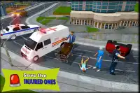 Ambulance Rescue 3D Simulator Screen Shot 8