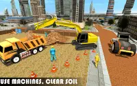 batu bata jalan raya: game konstruksi jalan 2019 Screen Shot 6